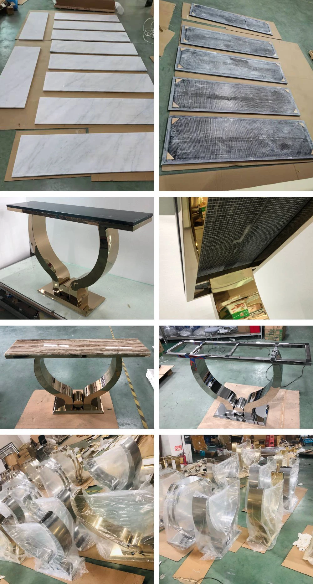hallway console table stainless steel base hallway console table stainless steel base